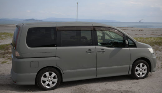 セレナをDIY全塗装後のサイドアングル　｜車塗装