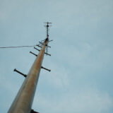「空と電柱」カラーモード「パウダーブルー」Camera : SIGMA fp Lens : Sigma 24mm F3.5 DG DN Contemporary