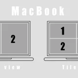 MacBook「Split Viewとタイル表示」画面が狭くて作業しづらいを解決！画面分割機能