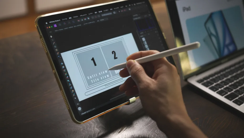 Sidecarを活用して作業効率をUPさせる方法-iPadとアップルペンシル